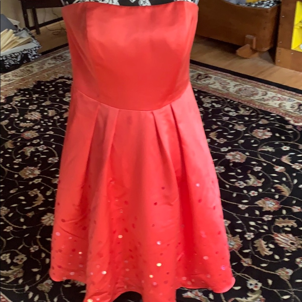 Davids bridal, Coral cocktail dress